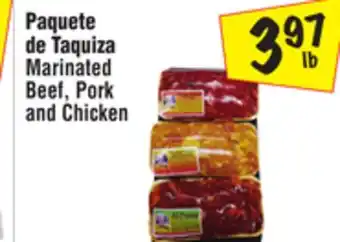 El Super Marinated Beef, Pork and Chicken offer