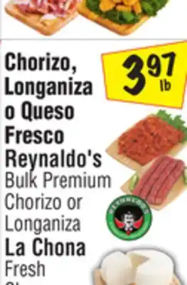 El Super Bulk Premium Chorizo or Longaniza offer