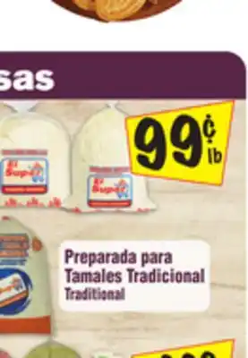 El Super Preparada para Tamales Tradicional offer