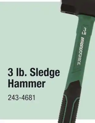 Menards Masterforce 3 lb. Fiberglass Sledge Hammer offer