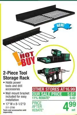 Menards UU-Major Tool Organizer Rack - 2 Piece offer