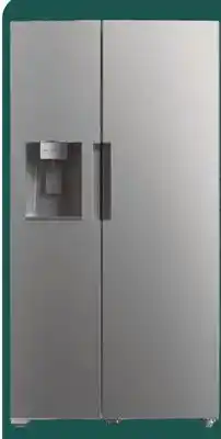 Menards Criterion 26.3 cu. ft. Stainless Steel Side-by-Side Refrigerator offer