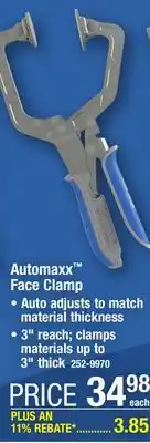 Menards Kreg Automaxx 3 Face Clamp offer