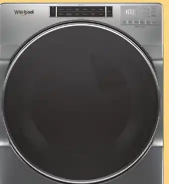 Menards Whirlpool 7.4 cu.ft. Chrome Shadow Electric Steam Dryer offer