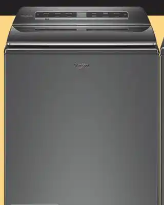 Menards Whirlpool 5.3 cu.ft. Chrome Shadow Top Load Washer offer