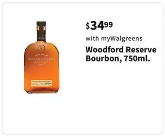 Walgreens Woodford Reserve Bourbon offer