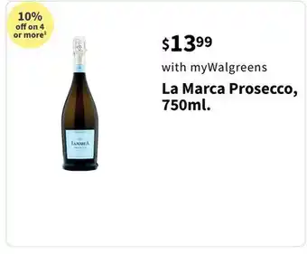 Walgreens La Marca Prosecco offer