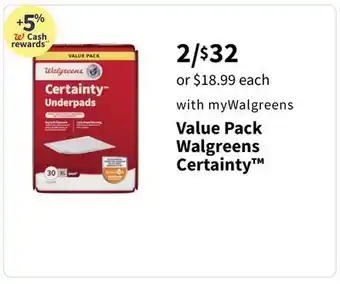 Walgreens Walgreens Certainty offer