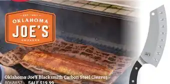 Ace Hardware Oklahoma Joe's Blacksmith Carbon Steel Cleaver offer