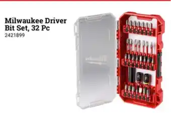 Ace Hardware Milwaukee Driver Bit Set, 32 Pc offer