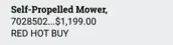 Ace Hardware Self-Propelled Mower offer