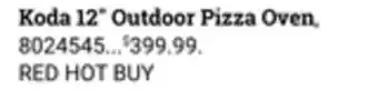 Ace Hardware Koda 12 Outdoor Pizza Oven offer