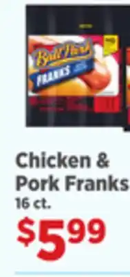 Gordon Food Services Chicken & Pork Franks offer