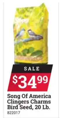 Ace Hardware Song Of America Clingers Charms Bird Seed, 20 Lb offer