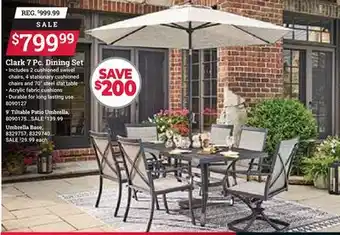 Ace Hardware Clark 7 Pc. Dining Set offer