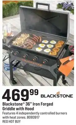 Ace Hardware Blackstone 36 Iron Forged Griddle with Hood offer