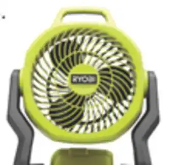 The Home Depot RYOBI One+ Whisper Series 18V Hybrid Fan offer