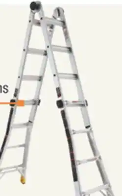 The Home Depot GORILLA 18' Reach Aluminum Multi-Position Ladder, Type IA 300 lb offer