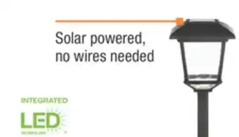 The Home Depot Solar LED Path Light offer
