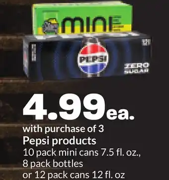 Hy-Vee Pepsi products offer