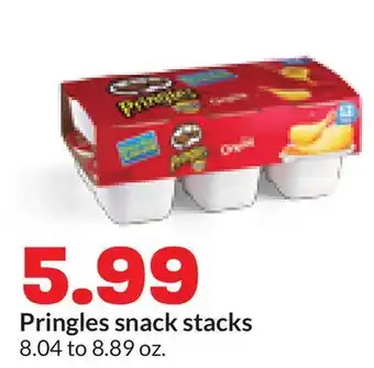 Hy-Vee Pringles snack stacks offer