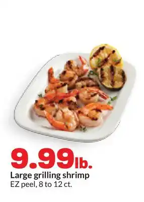 Hy-Vee Large grilling shrimp offer