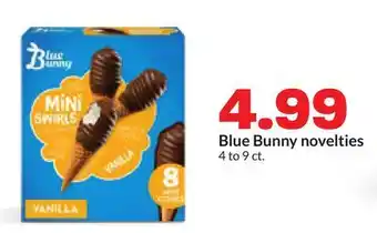 Hy-Vee Blue Bunny novelties offer