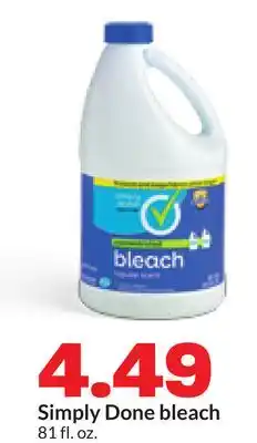 Hy-Vee Simply Done bleach offer