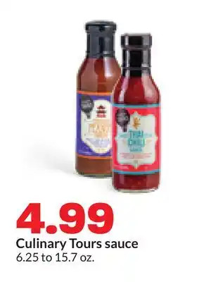 Hy-Vee Culinary Tours sauce offer