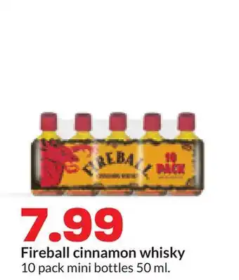 Hy-Vee Fireball cinnamon whisky offer