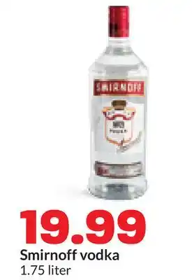 Hy-Vee Smirnoff vodka offer