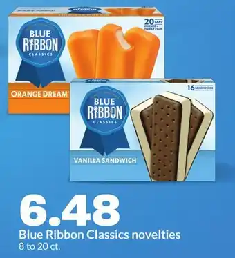 Hy-Vee Blue Ribbon Classics novelties offer