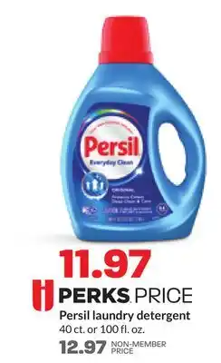 Hy-Vee Persil laundry detergent offer