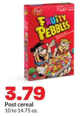Hy-Vee Post cereal offer