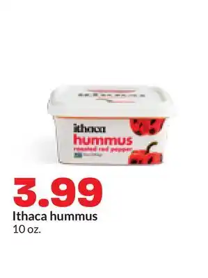 Hy-Vee Ithaca hummus offer