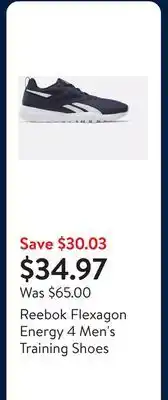 Walmart Reebok Flexagon Energy 4 Men's Training Shoes offer