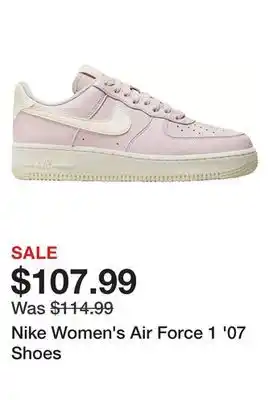 Dick's Sporting Goods Nike Women's Air Force 1 '07 Shoes offer