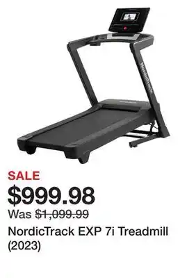 Dick's Sporting Goods NordicTrack EXP 7i Treadmill (2023) offer