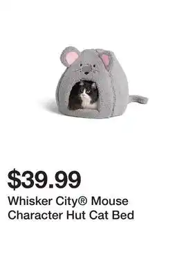 Petsmart Whisker City Mouse Character Hut Cat Bed offer