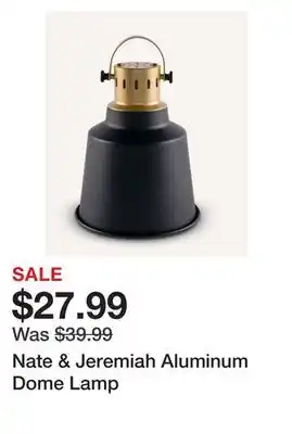 Petsmart Nate & Jeremiah Aluminum Dome Lamp offer