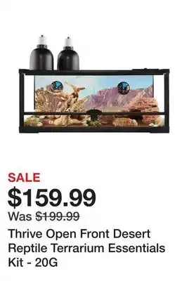 Petsmart Thrive Open Front Desert Reptile Terrarium Essentials Kit - 20G offer