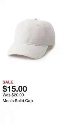 Kohl's Men's Solid Cap offer