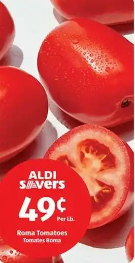 Aldi Roma Tomatoes offer