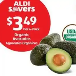 Aldi Organic Avocados offer