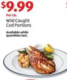 Aldi Wild Caught Cod Portions offer