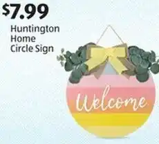 Aldi Huntington Home Circle Sign offer