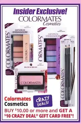 Ocean State Job Lot Colormates Cosmetics offer