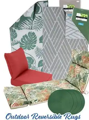 Ocean State Job Lot Outdoor Living 6' x 12' Reversible Patio Rug offer