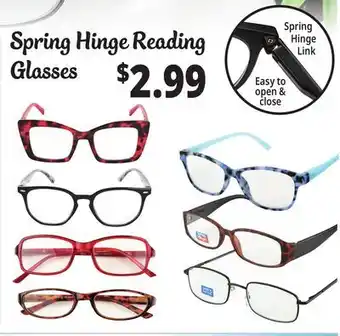 Ocean State Job Lot Spring Hinge Reading Glasses offer