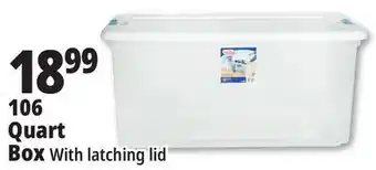Ocean State Job Lot Sterilite Latch Top Storage Box 106 Qt offer